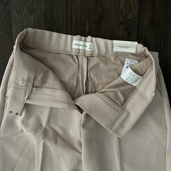 A&F ultra high rise work trousers with cute cuff detail! - Picture 2 of 6